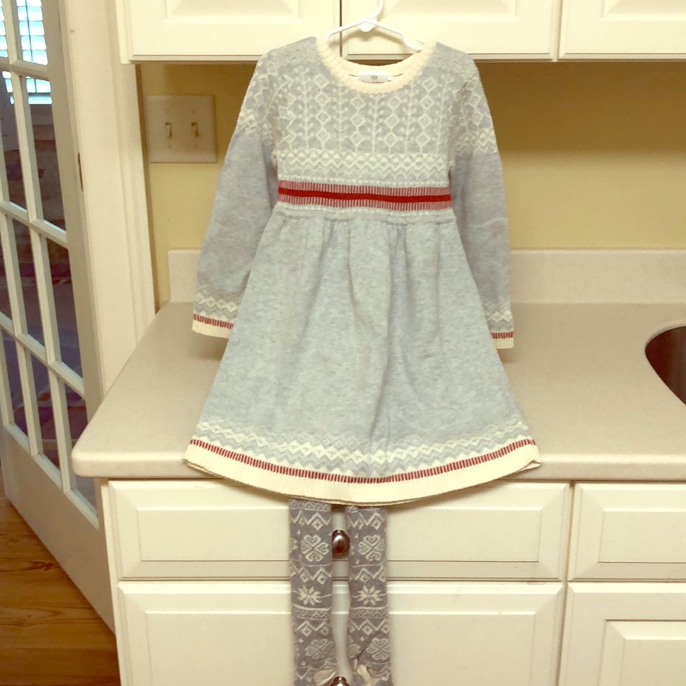 Hanna Andersson Dress with matching tights